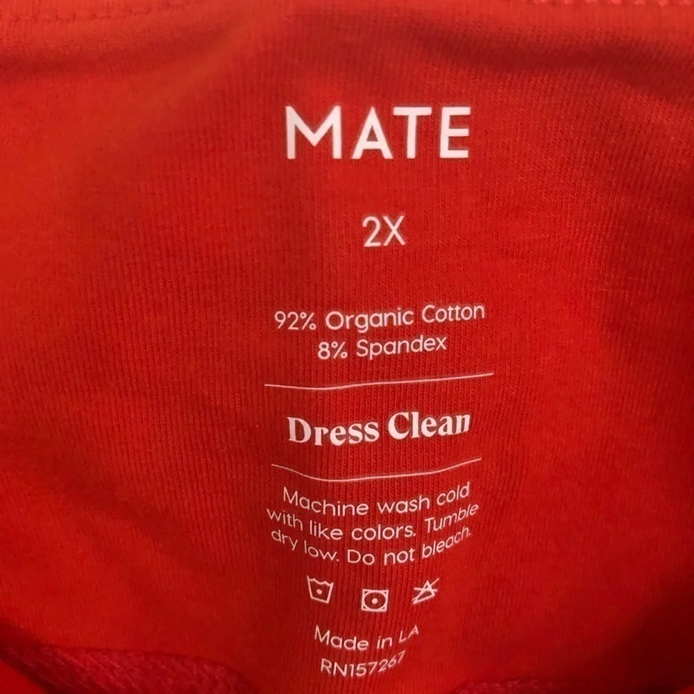 𝅺nwt Mate the Label Organic stretch Biker short set